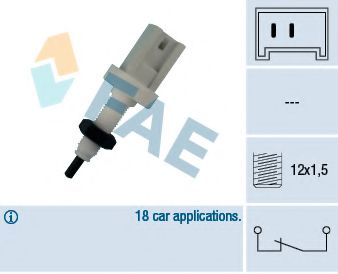 FAE 24370 Выключатель стоп-сигнала для FIAT