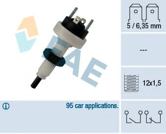 FAE 24390 Выключатель стоп-сигнала для FIAT