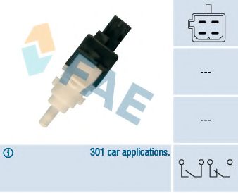 FAE 24413 Выключатель стоп-сигнала для FIAT STILO