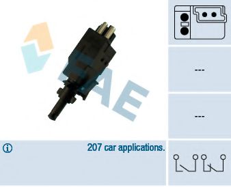 FAE 24590 Выключатель стоп-сигнала для MERCEDES-BENZ