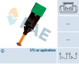 FAE 24899 Выключатель стоп-сигнала для FIAT