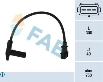 FAE 79096 Датчик положения коленвала для FIAT