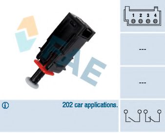 FAE 24795 Выключатель стоп-сигнала для FIAT