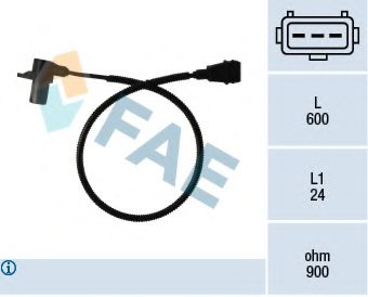 FAE 79011 Датчик положения коленвала для FIAT DUCATO