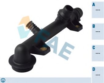 FAE 54363 Фланец охлаждающей жидкости 