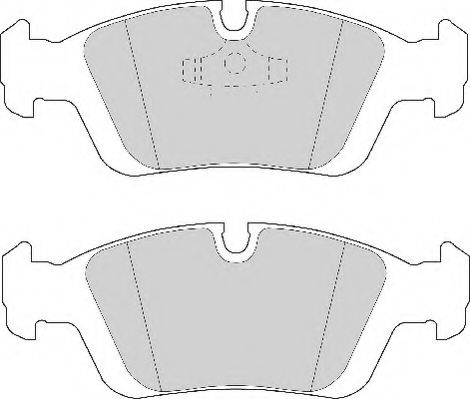 NECTO FD6476A Тормозные колодки NECTO для BMW