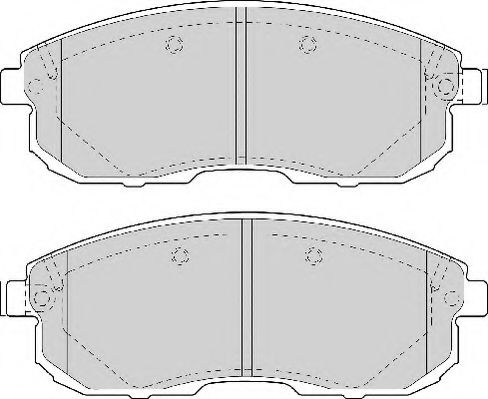 NECTO FD6984A Тормозные колодки NECTO для NISSAN