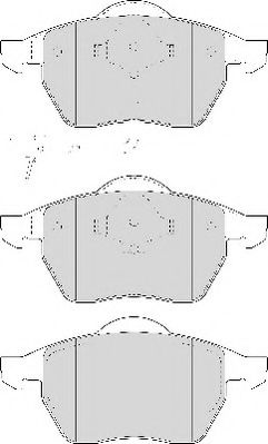 NECTO FD6920A Тормозные колодки NECTO для SEAT