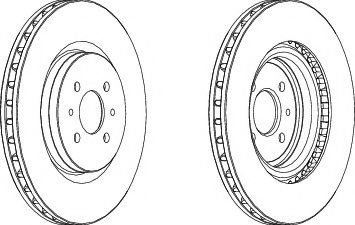 NECTO WN922 Тормозной диск 
