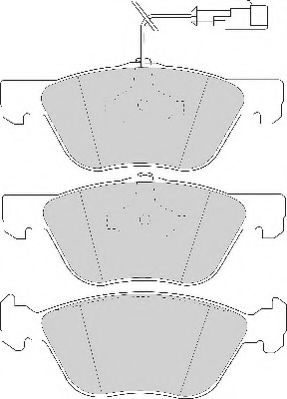 NECTO FD6653N Тормозные колодки NECTO для ALFA ROMEO