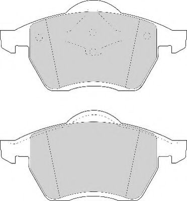 NECTO FD6693N Тормозные колодки NECTO для SEAT