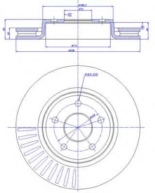 CAR 1421411 Тормозные диски CAR для JEEP