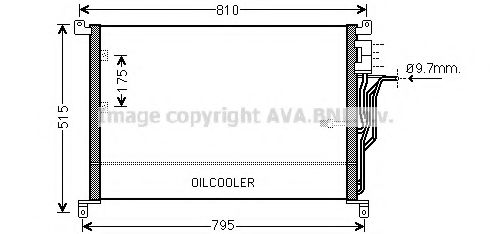 AVA QUALITY COOLING AI5301 Радиатор кондиционера AVA QUALITY COOLING 