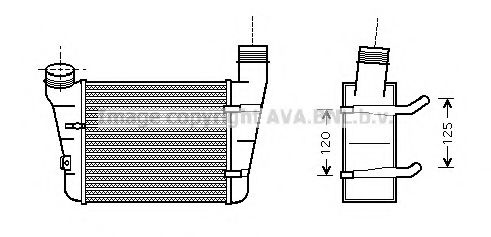 AVA QUALITY COOLING AIA4221 Интеркулер 