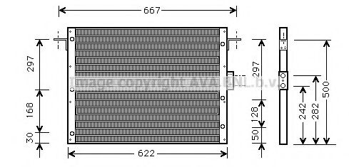 AVA QUALITY COOLING AU5075 Радиатор кондиционера AVA QUALITY COOLING для LAND ROVER