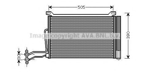 AVA QUALITY COOLING BW5264D Радиатор кондиционера для MINI