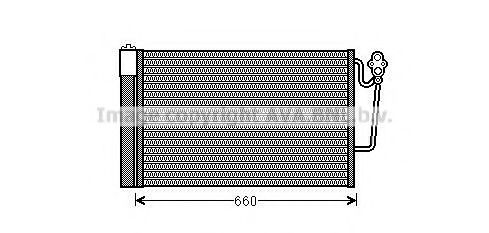AVA QUALITY COOLING BWA5363D Радиатор кондиционера для MINI