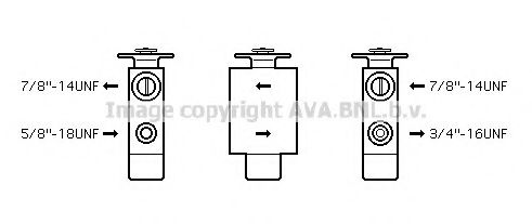 AVA QUALITY COOLING MS1101 Расширительный клапан кондиционера 