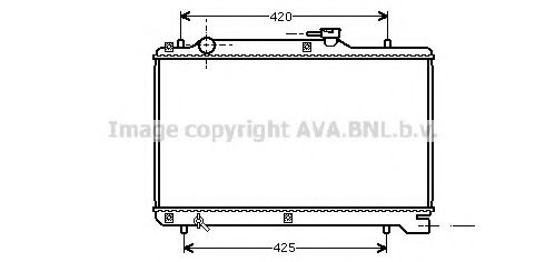 AVA QUALITY COOLING SZ2041 Радиатор охлаждения двигателя AVA QUALITY COOLING для SUZUKI