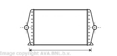 AVA QUALITY COOLING VO4044 Интеркулер AVA QUALITY COOLING для VOLVO