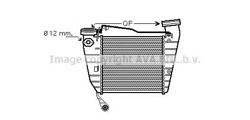 AVA QUALITY COOLING VW4254 Интеркулер AVA QUALITY COOLING для VOLKSWAGEN