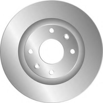 MGA D1393 Тормозные диски для PEUGEOT 207