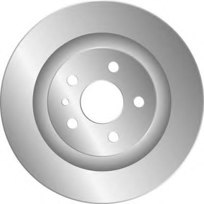 MGA D1462 Тормозные диски MGA для PEUGEOT