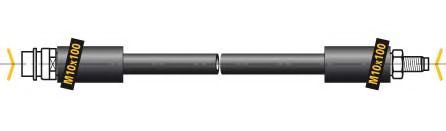 MGA F5464 Тормозной шланг  для MERCEDES-BENZ (Мерседес)