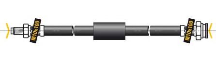 MGA F5529 Тормозной шланг для FIAT CROMA (194) 2.4 D Multijet