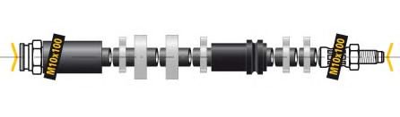 MGA F6538 Тормозной шланг  для LANCIA Y (Лансиа )