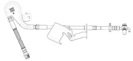 MGA F6905 Тормозной шланг для PEUGEOT 407 купе (6C) 3.0 V6 MGA F6905 Тормозной шланг для PEUGEOT 407 купе (6C) 3.0 V6