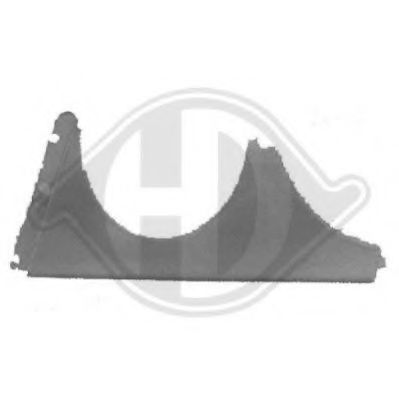 DIEDERICHS 1614043 Рама фары  DIEDERICHS 1614043 Рама фары
