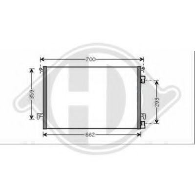 DIEDERICHS 8751402 Конденсатор, кондиционер 