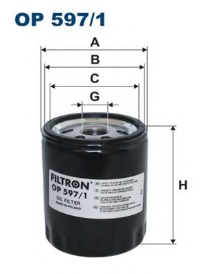 FILTRON OP5971 Масляный фильтр для MAZDA CX-5