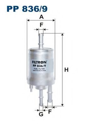 FILTRON PP8369 Топливный фильтр FILTRON для SEAT ALHAMBRA