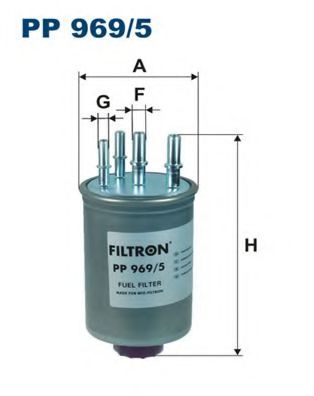 FILTRON PP9695 Топливный фильтр FILTRON 