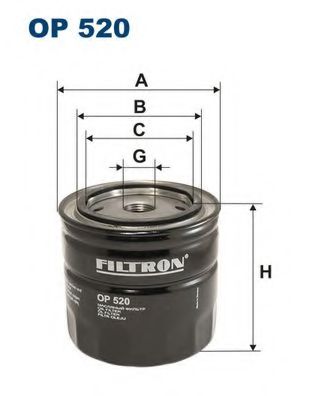 FILTRON OP520 Масляный фильтр для UAZ 31512