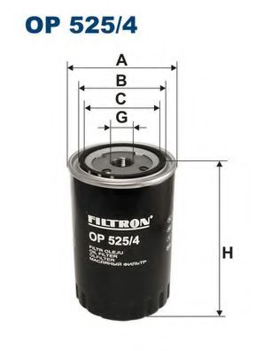 FILTRON OP5254 Масляный фильтр FILTRON для AUDI