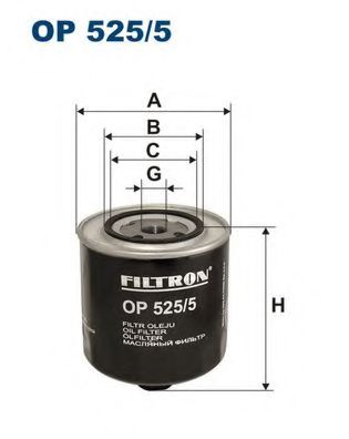FILTRON OP5255 Масляный фильтр FILTRON для AUDI