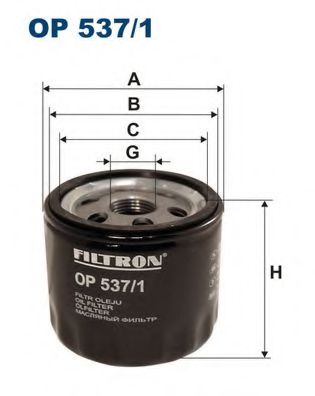 FILTRON OP5371 Масляный фильтр для FIAT PANDA VAN (169)