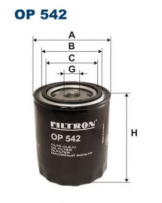 FILTRON OP542 Масляный фильтр для FORD