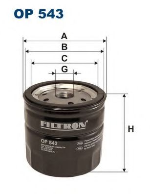 FILTRON OP543 Масляный фильтр для FORD COURIER