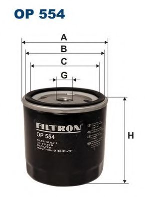 FILTRON OP554 Масляный фильтр для HONDA