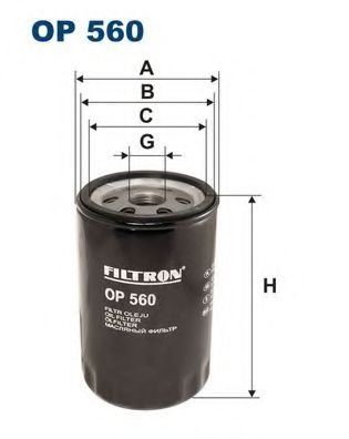 FILTRON OP560 Масляный фильтр FILTRON для FORD USA
