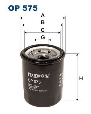 FILTRON OP575 Масляный фильтр FILTRON для HYUNDAI