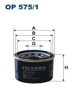 FILTRON OP5751 Масляный фильтр FILTRON для SMART