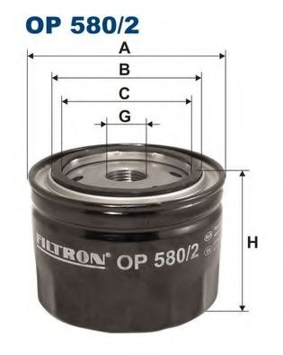 FILTRON OP5802 Масляный фильтр FILTRON для ROVER