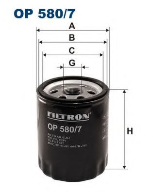 FILTRON OP5807 Масляный фильтр FILTRON для ROVER