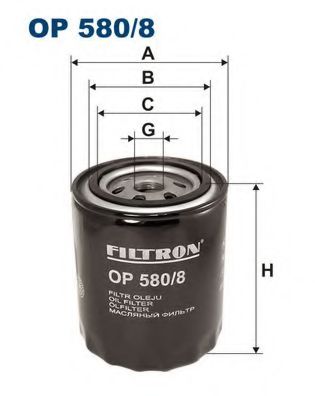 FILTRON OP5808 Масляный фильтр для LAND ROVER DEFENDER