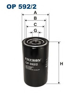 FILTRON OP5922 Масляный фильтр для DAF 45